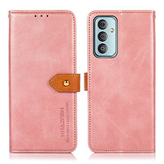 Funda de Cuero Cartera con Soporte Carcasa N07P para Samsung Galaxy M13 4G Rosa