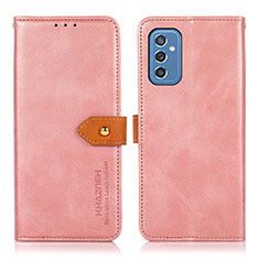 Funda de Cuero Cartera con Soporte Carcasa N07P para Samsung Galaxy M52 5G Rosa