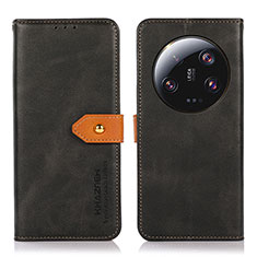 Funda de Cuero Cartera con Soporte Carcasa N07P para Xiaomi Mi 13 Ultra 5G Negro