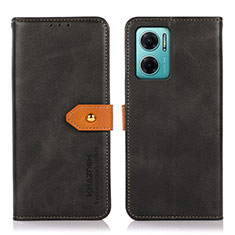 Funda de Cuero Cartera con Soporte Carcasa N07P para Xiaomi Redmi 10 Prime Plus 5G Negro