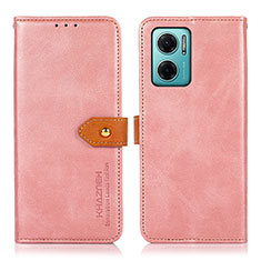 Funda de Cuero Cartera con Soporte Carcasa N07P para Xiaomi Redmi 11 Prime 5G Rosa