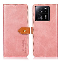 Funda de Cuero Cartera con Soporte Carcasa N07P para Xiaomi Redmi K60 Ultra 5G Rosa