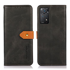 Funda de Cuero Cartera con Soporte Carcasa N07P para Xiaomi Redmi Note 11 Pro 4G Negro