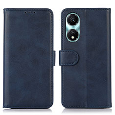 Funda de Cuero Cartera con Soporte Carcasa N08P para Huawei Honor X5 Plus Azul