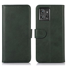 Funda de Cuero Cartera con Soporte Carcasa N08P para Motorola ThinkPhone 5G Verde