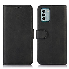 Funda de Cuero Cartera con Soporte Carcasa N08P para Nokia G22 Negro