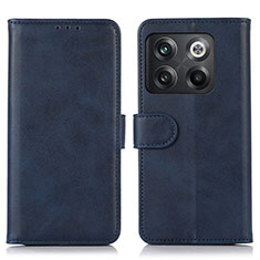 Funda de Cuero Cartera con Soporte Carcasa N08P para OnePlus 10T 5G Azul