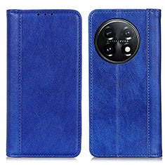 Funda de Cuero Cartera con Soporte Carcasa N08P para OnePlus 11 5G Azul