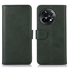 Funda de Cuero Cartera con Soporte Carcasa N08P para OnePlus 11R 5G Verde