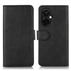 Funda de Cuero Cartera con Soporte Carcasa N08P para OnePlus Nord CE 3 5G Negro