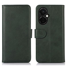 Funda de Cuero Cartera con Soporte Carcasa N08P para OnePlus Nord CE 3 5G Verde