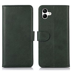 Funda de Cuero Cartera con Soporte Carcasa N08P para Samsung Galaxy A04 4G Verde