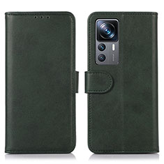 Funda de Cuero Cartera con Soporte Carcasa N08P para Xiaomi Redmi K50 Ultra 5G Verde