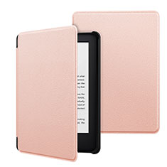 Funda de Cuero Cartera con Soporte Carcasa para Amazon Kindle 6 inch Rosa