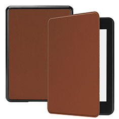 Funda de Cuero Cartera con Soporte Carcasa para Amazon Kindle Paperwhite 6 inch Marron