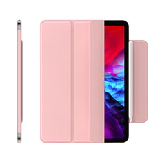 Funda de Cuero Cartera con Soporte Carcasa para Apple iPad Pro 11 (2021) Oro Rosa