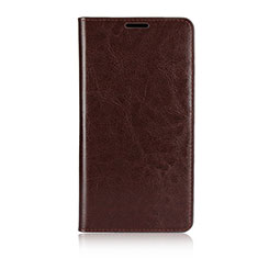 Funda de Cuero Cartera con Soporte Carcasa para Asus Zenfone 2 Laser 6.0 ZE601KL Marron