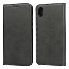 Funda de Cuero Cartera con Soporte Carcasa para Huawei Enjoy 8S Negro