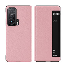 Funda de Cuero Cartera con Soporte Carcasa para Huawei Honor Magic V 5G Rosa