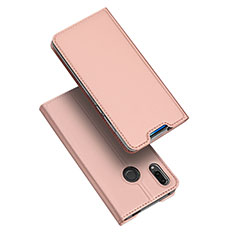 Funda de Cuero Cartera con Soporte Carcasa para Huawei P Smart Z Oro Rosa