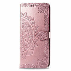 Funda de Cuero Cartera con Soporte Carcasa para LG Stylo 6 Oro Rosa