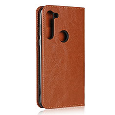 Funda de Cuero Cartera con Soporte Carcasa para Motorola Moto G8 Power Naranja