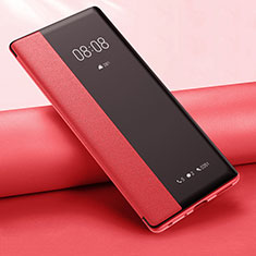 Funda de Cuero Cartera con Soporte Carcasa para Oppo A79 5G Rojo