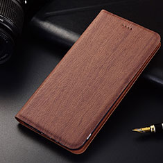 Funda de Cuero Cartera con Soporte Carcasa para Oppo Find X Marron