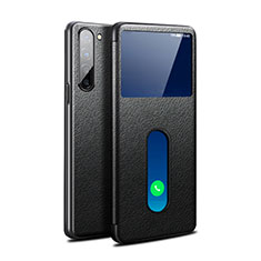 Funda de Cuero Cartera con Soporte Carcasa para Oppo K7 5G Negro