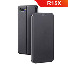 Funda de Cuero Cartera con Soporte Carcasa para Oppo R15X Negro