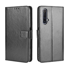 Funda de Cuero Cartera con Soporte Carcasa para Realme X3 Negro