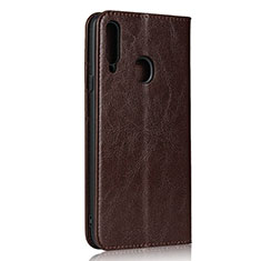 Funda de Cuero Cartera con Soporte Carcasa para Samsung Galaxy A20s Marron