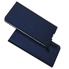 Funda de Cuero Cartera con Soporte Carcasa para Samsung Galaxy A30 Azul