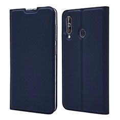 Funda de Cuero Cartera con Soporte Carcasa para Samsung Galaxy A60 Azul