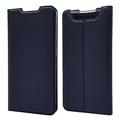 Funda de Cuero Cartera con Soporte Carcasa para Samsung Galaxy A90 4G Azul