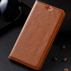 Funda de Cuero Cartera con Soporte Carcasa para Samsung Galaxy Note 10 Lite Naranja