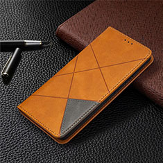 Funda de Cuero Cartera con Soporte Carcasa para Samsung Galaxy S20 FE 4G Marron Claro