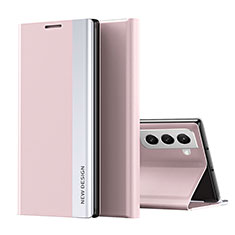 Funda de Cuero Cartera con Soporte Carcasa para Samsung Galaxy S23 5G Rosa