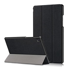 Funda de Cuero Cartera con Soporte Carcasa para Samsung Galaxy Tab A7 Wi-Fi 10.4 SM-T500 Negro