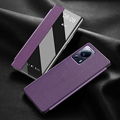 Funda de Cuero Cartera con Soporte Carcasa para Xiaomi Civi 1S 5G Morado