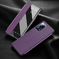 Funda de Cuero Cartera con Soporte Carcasa para Xiaomi Civi 5G Morado