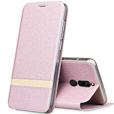 Funda de Cuero Cartera con Soporte Carcasa para Xiaomi Redmi 8 Oro Rosa