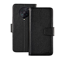 Funda de Cuero Cartera con Soporte Carcasa para Xiaomi Redmi K30 Pro 5G Negro