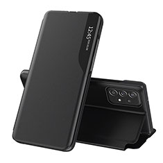 Funda de Cuero Cartera con Soporte Carcasa Q01H para Samsung Galaxy A33 5G Negro