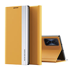 Funda de Cuero Cartera con Soporte Carcasa Q01H para Xiaomi Poco F4 GT 5G Amarillo