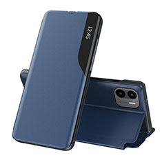 Funda de Cuero Cartera con Soporte Carcasa Q02H para Xiaomi Redmi A2 Azul