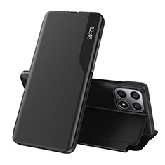 Funda de Cuero Cartera con Soporte Carcasa QH1 para Huawei Honor 70 Lite 5G Negro