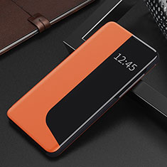 Funda de Cuero Cartera con Soporte Carcasa QH1 para Huawei Mate 60 Pro+ Plus Naranja