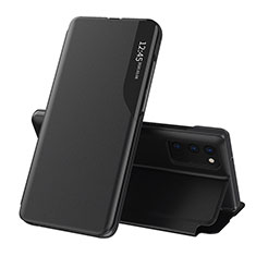 Funda de Cuero Cartera con Soporte Carcasa QH1 para Samsung Galaxy F02S SM-E025F Negro