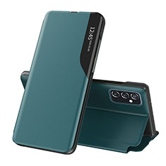 Funda de Cuero Cartera con Soporte Carcasa QH1 para Samsung Galaxy F23 5G Verde